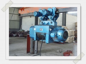 通過了3000小時(shí)壽命試驗(yàn)后的電動葫蘆樣機(jī)