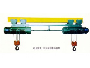 我公司還可提供單葫蘆帶動雙卷筒雙吊點產(chǎn)品。